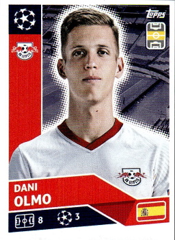 Dani Olmo RB Leipzig samolepka UEFA Champions League 2020/21 #RBL15