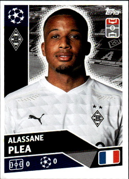 Alassane Plea Borussia Monchengladbach samolepka UEFA Champions League 2020/21 #BMG17