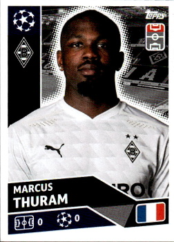 Marcus Thuram Borussia Monchengladbach samolepka UEFA Champions League 2020/21 #BMG18