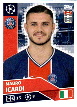 Mauro Icardi Paris Saint-Germain samolepka UEFA Champions League 2020/21 #PSG16
