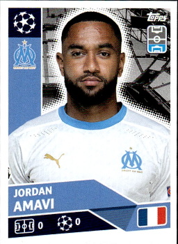 Jordan Amavi Olympique Marseille samolepka UEFA Champions League 2020/21 #OLM7