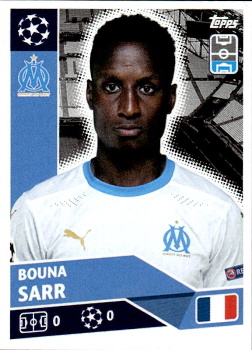 Bouna Sarr Olympique Marseille samolepka UEFA Champions League 2020/21 #OLM9
