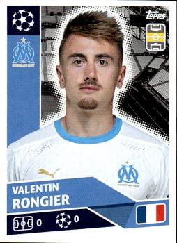 Valentin Rongier Olympique Marseille samolepka UEFA Champions League 2020/21 #OLM12