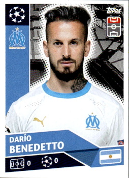 Dario Benedetto Olympique Marseille samolepka UEFA Champions League 2020/21 #OLM18
