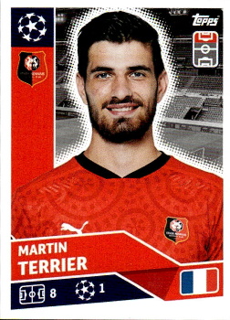 Martin Terrier Stade Rennes samolepka UEFA Champions League 2020/21 #REN17