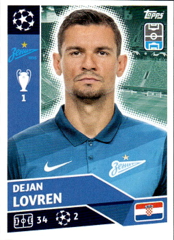 Dejan Lovren Zenit Petersburg samolepka UEFA Champions League 2020/21 #ZSP5