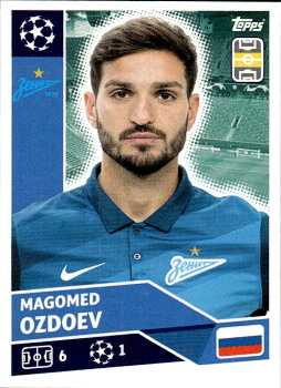 Magomed Ozdoev Zenit Petersburg samolepka UEFA Champions League 2020/21 #ZSP8