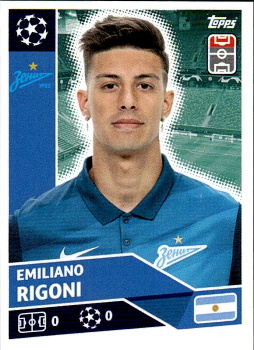 Emiliano Rigoni Zenit Petersburg samolepka UEFA Champions League 2020/21 #ZSP14