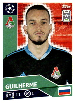 Guilherme FC Lokomotiv Moskva samolepka UEFA Champions League 2020/21 #LMO3