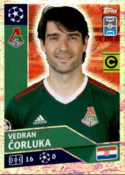 Vedran Corluka (Captain) FC Lokomotiv Moskva samolepka UEFA Champions League 2020/21 #LMO5