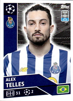 Alex Telles FC Porto samolepka UEFA Champions League 2020/21 #POR6