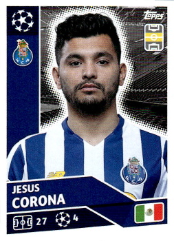 Jesus Corona FC Porto samolepka UEFA Champions League 2020/21 #POR15