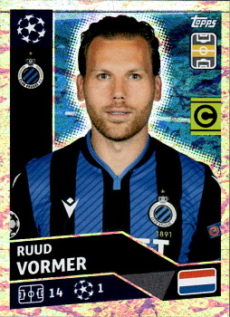 Ruud Vormer (Captain) Club Brugge samolepka UEFA Champions League 2020/21 #BRU15
