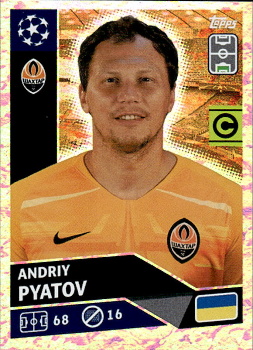 Andriy Pyatov (Captain) Shakhtar Donetsk samolepka UEFA Champions League 2020/21 #SHK3