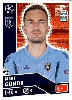 Mert Gunok Istanbul Basaksehir samolepka UEFA Champions League 2020/21 #IST3