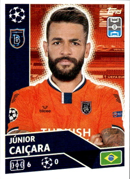 Junior Caicara Istanbul Basaksehir samolepka UEFA Champions League 2020/21 #IST4