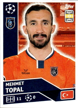Mehmet Topal Istanbul Basaksehir samolepka UEFA Champions League 2020/21 #IST9