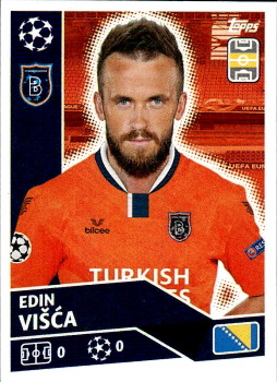 Edin Visca Istanbul Basaksehir samolepka UEFA Champions League 2020/21 #IST12