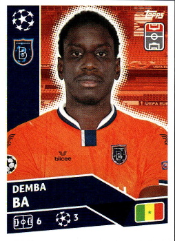 Demba Ba Istanbul Basaksehir samolepka UEFA Champions League 2020/21 #IST17