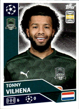 Tonny Vilhena FC Krasnodar samolepka UEFA Champions League 2020/21 #POF10