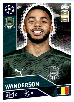 Wanderson FC Krasnodar samolepka UEFA Champions League 2020/21 #POF13