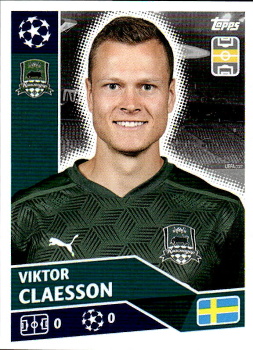 Viktor Claesson FC Krasnodar samolepka UEFA Champions League 2020/21 #POF14