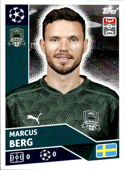 Marcus Berg FC Krasnodar samolepka UEFA Champions League 2020/21 #POF15
