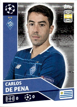 Carlos De Pena Dynamo Kyiv samolepka UEFA Champions League 2020/21 #POF28