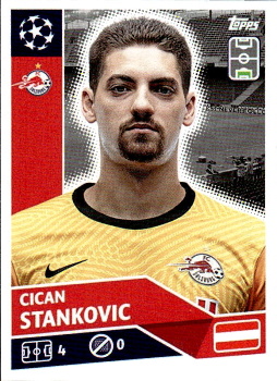 Cican Stankovic Red Bull Salzburg samolepka UEFA Champions League 2020/21 #POF34
