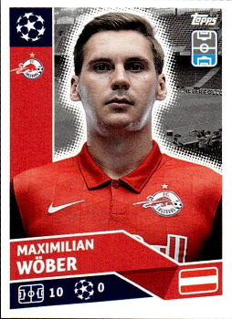 Maximilian Wober Red Bull Salzburg samolepka UEFA Champions League 2020/21 #POF35