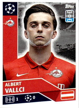Albert Vallci Red Bull Salzburg samolepka UEFA Champions League 2020/21 #POF38