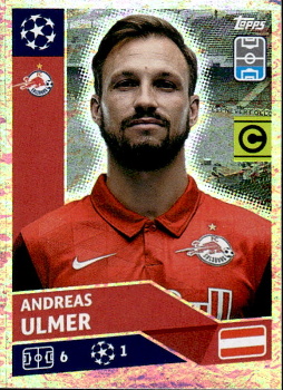 Andreas Ulmer (Captain) Red Bull Salzburg samolepka UEFA Champions League 2020/21 #POF40