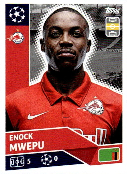 Enock Mwepu Red Bull Salzburg samolepka UEFA Champions League 2020/21 #POF41