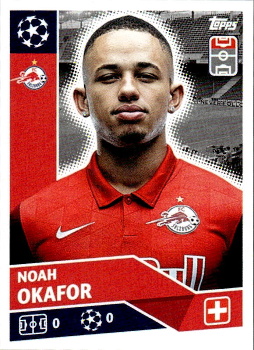 Noah Okafor Red Bull Salzburg samolepka UEFA Champions League 2020/21 #POF47