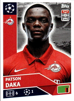 Patson Daka Red Bull Salzburg samolepka UEFA Champions League 2020/21 #POF48