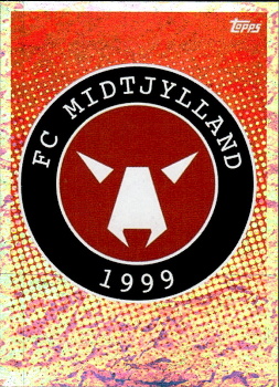 Badge FC Midtjylland samolepka UEFA Champions League 2020/21 Club Logo #POF49