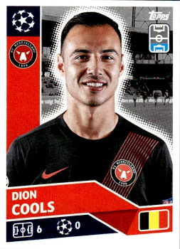 Dion Cools FC Midtjylland samolepka UEFA Champions League 2020/21 #POF52