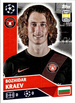 Bozhidar Kraev FC Midtjylland samolepka UEFA Champions League 2020/21 #POF61