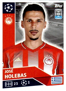 Jose Holebas Olympiakos samolepka UEFA Champions League 2020/21 #POF67