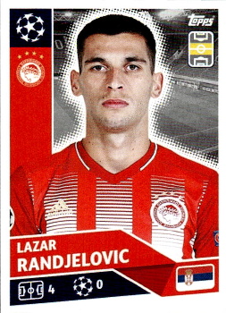 Lazar Randjelovic Olympiakos samolepka UEFA Champions League 2020/21 #POF73