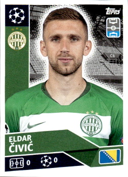 Eldar Civic Ferencvarosi TC samolepka UEFA Champions League 2020/21 #POF84