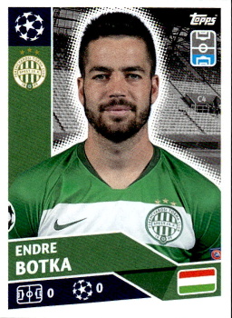 Endre Botka Ferencvarosi TC samolepka UEFA Champions League 2020/21 #POF87