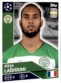 Aissa Laidouni Ferencvarosi TC samolepka UEFA Champions League 2020/21 #POF89