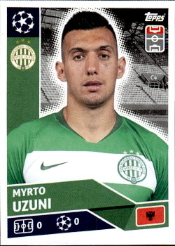 Myrto Uzuni Ferencvarosi TC samolepka UEFA Champions League 2020/21 #POF96