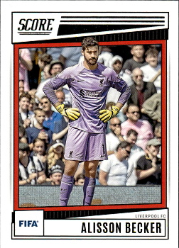 Alisson Becker Liverpool Panini Score FIFA Soccer 2022/23 #110