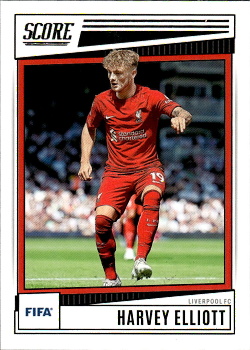 Harvey Elliott Liverpool Panini Score FIFA Soccer 2022/23 #115