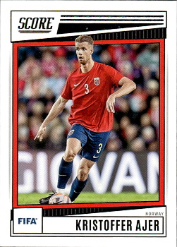 Kristoffer Ajer Norway Panini Score FIFA Soccer 2022/23 #122