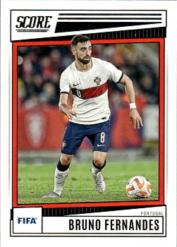 Bruno Fernandes Portugal Panini Score FIFA Soccer 2022/23 #136