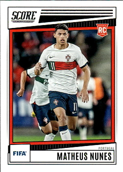 Matheus Nunes RC Portugal Panini Score FIFA Soccer 2022/23 #141