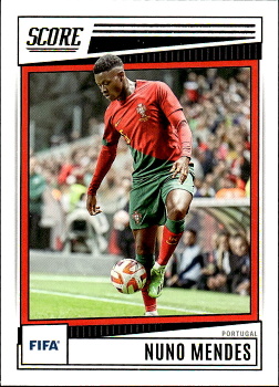 Nuno Mendes Portugal Panini Score FIFA Soccer 2022/23 #142